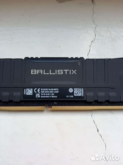 Crucial ballistix ddr4 3600 32гб (4x8)