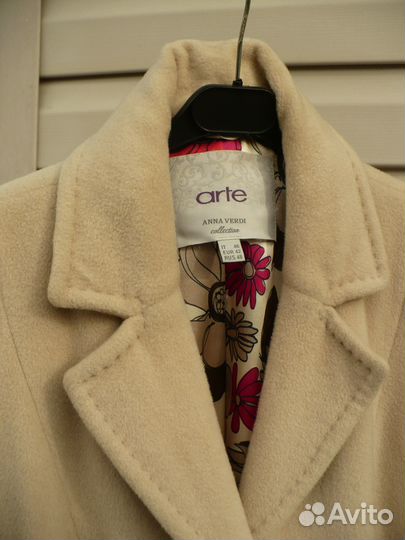 Пальто весна-осень Anna Verdi 48 р. шерсть/шелк