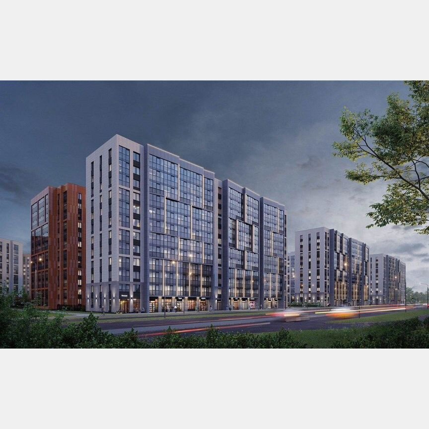 2-к. квартира, 54,7 м², 12/12 эт.