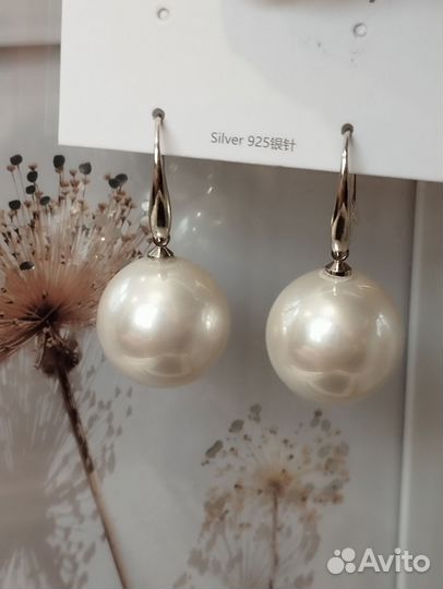 Серьги с жемчугом