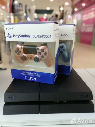 PlayStation 4 1 tb+2 джоя+ 400 полных версий игр