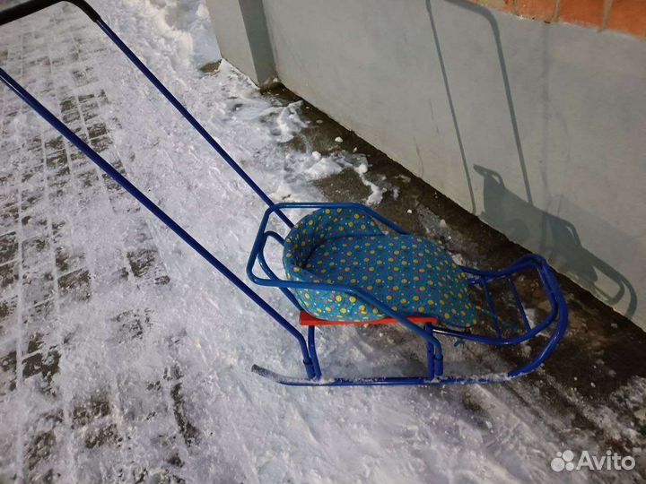 Детские зимние санки