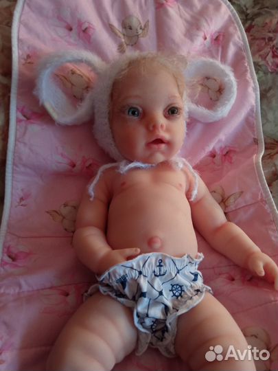 Силиконовая малышка 45 см вес 2.300 реборн