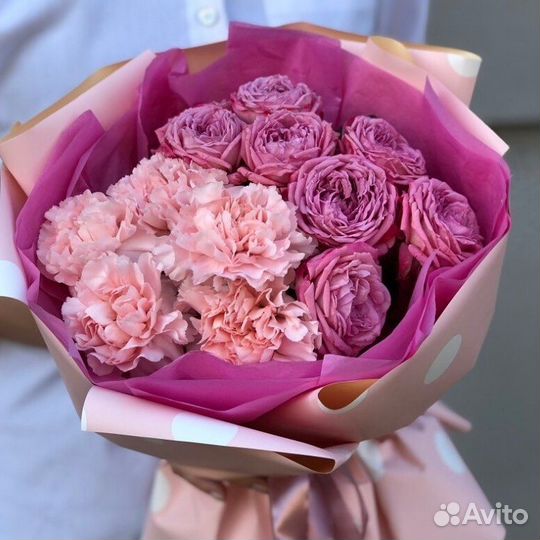 Цветы Розы Букет 25 роз Эквадор