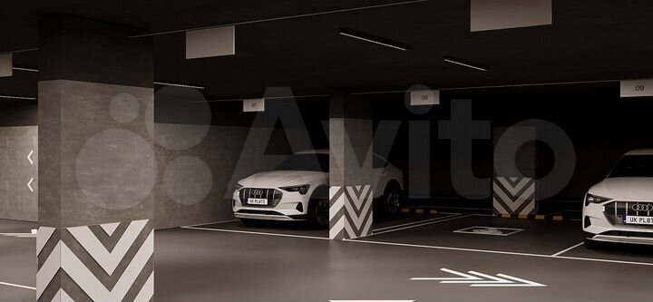 2-к. квартира, 67,8 м², 4/9 эт.