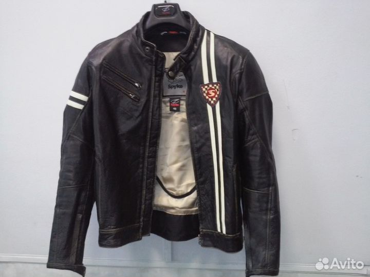 Кожаная мотоциклетная куртка Spyke