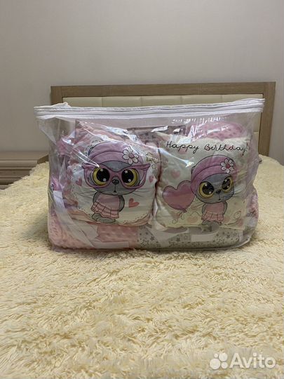 Бортики-подушки в кроватку