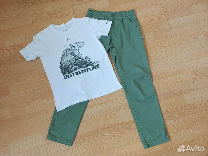 Летние вещи на мальчика пакетом Outventure 146 152