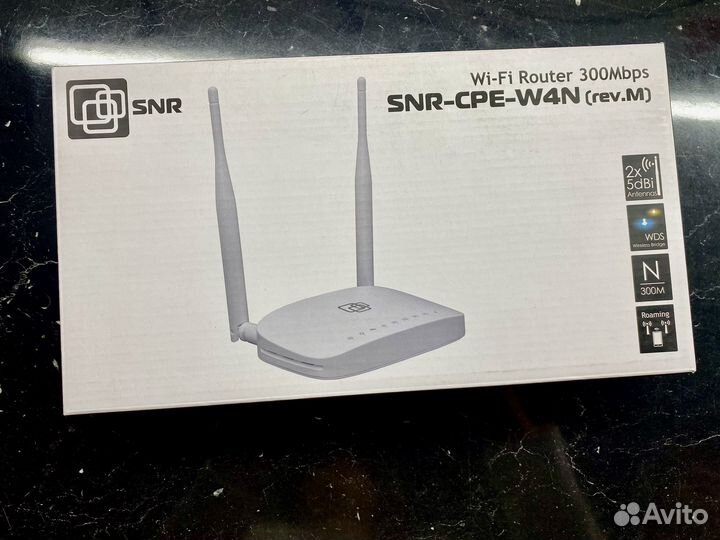 Wi-Fi роутер 300Mbps SNR