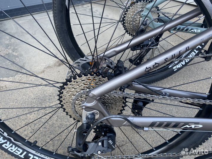 Алюминиевый велосипед/касета х10/Гидрав тормоз