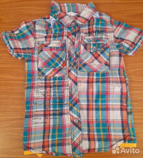 Рубашки для мальчика 3-4 года