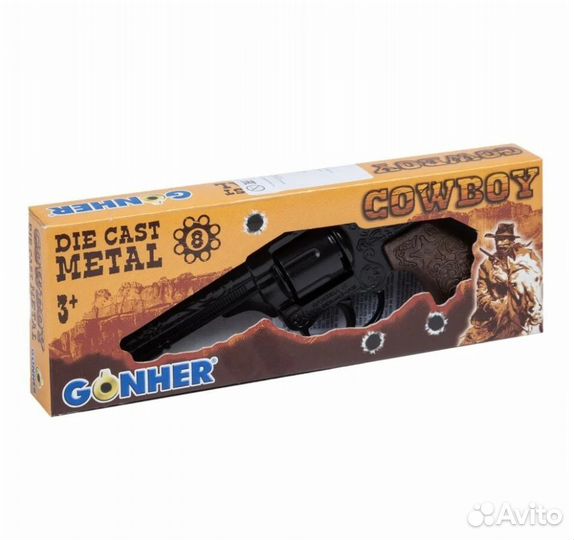 80/6 Ковб. револьвер 8 пист. 80/6