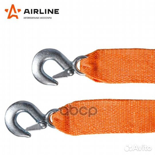 Трос буксировочный 3,5т, лента 4м (крюк-крюк) A