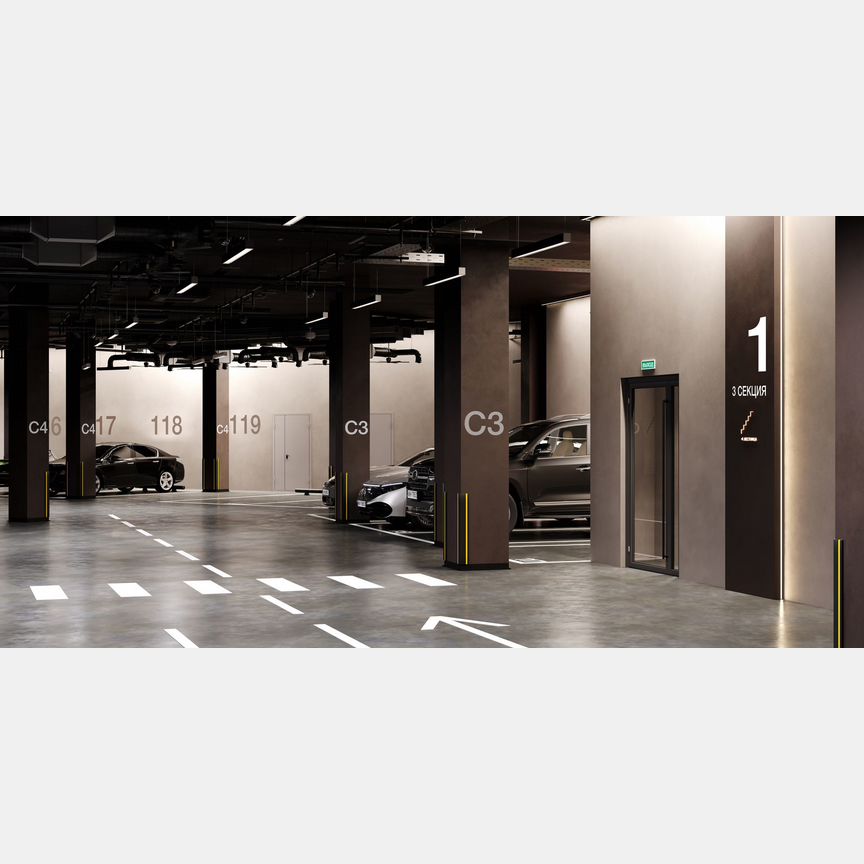 2-к. квартира, 73,3 м², 4/19 эт.