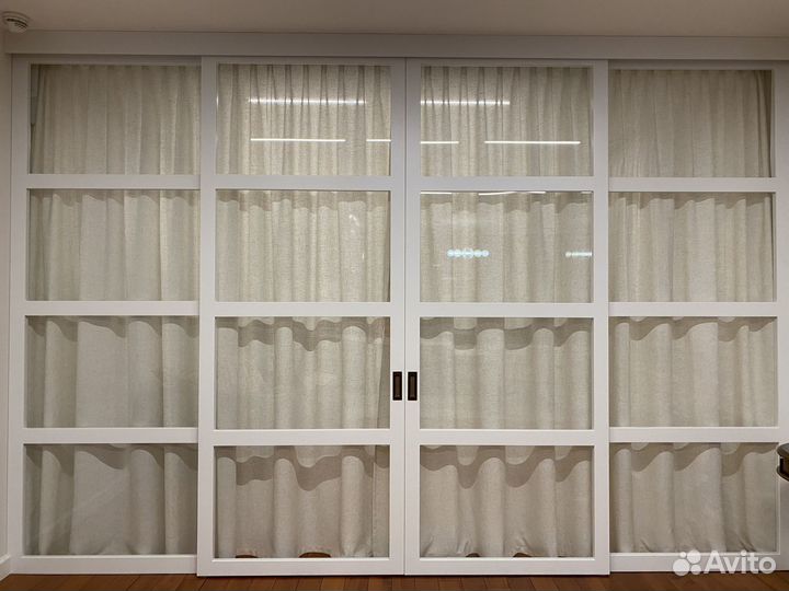 Штора на раздвижную перегородку