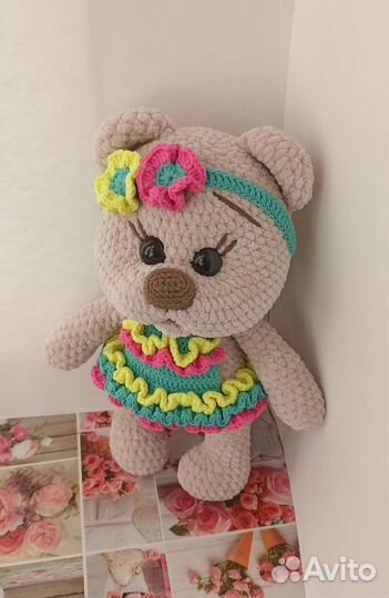 Мягкие вязаные игрушки ручной работы