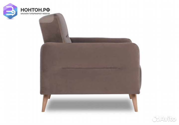 Кресло книжка Хюгге коричневое