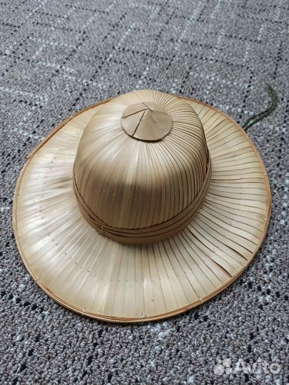 Шляпа азиатка из бамбука