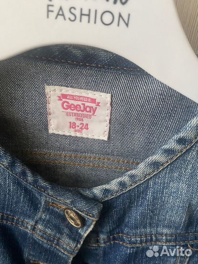 Джинсовая куртка на девочку