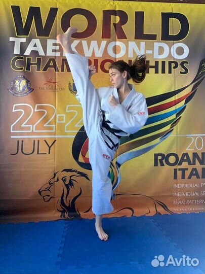 Тхэквондо. Занятия у чемпионки мира