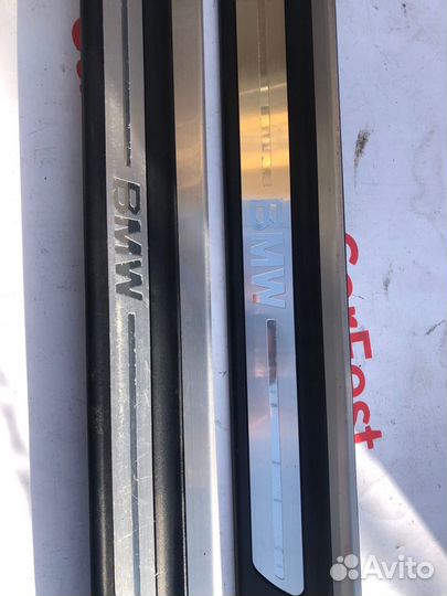 Накладки порогов BMW e46 купе кабриолет порожки