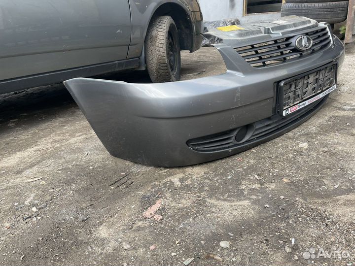 Передний бампер на priora 1 цвет кварц