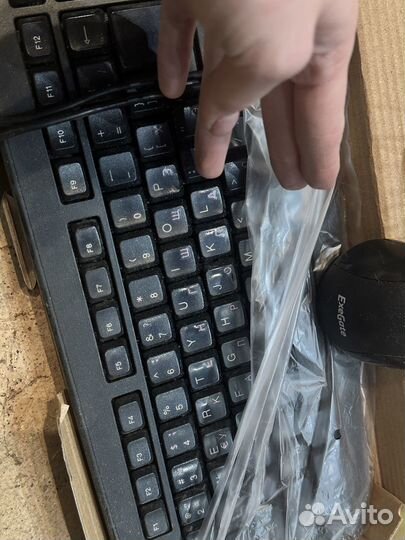 Проводная клавиатура и мышка для компьютера