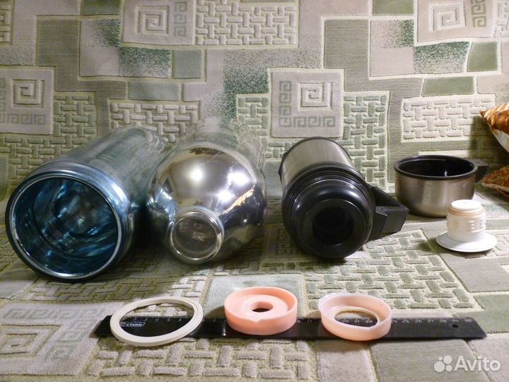 Колбы от термоса 0.5, 3 литра, термос, пробки