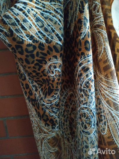 Палантин Fendi леопардовый