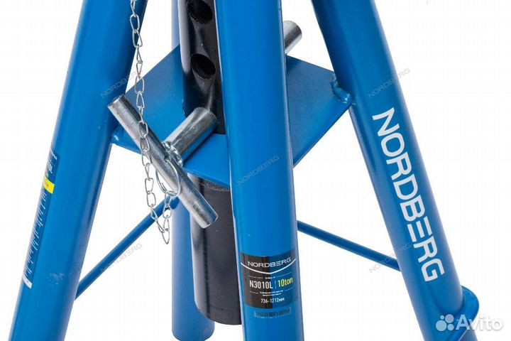 Стойка механическая под авто высокая 10 тонн