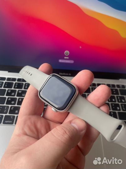 Часы apple watch 8 41 mm starlight