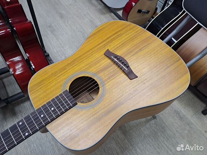 Гитара акустическая дредноут дерево Акация