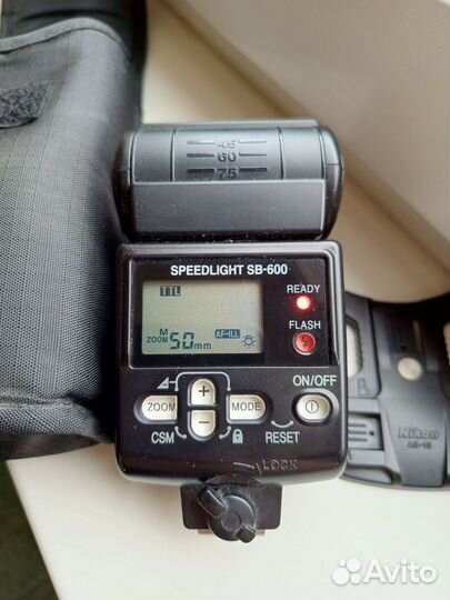 Вспышка Nikon sb 600 + рассеиватель