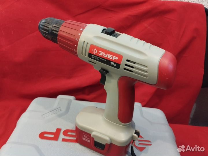Шуруповерт Зубр зда-18-кн 18 В 1150 об/мин 32 Нм