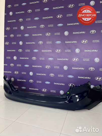 Бампер Зад. Ford Focus 3 темно синий blazer blue