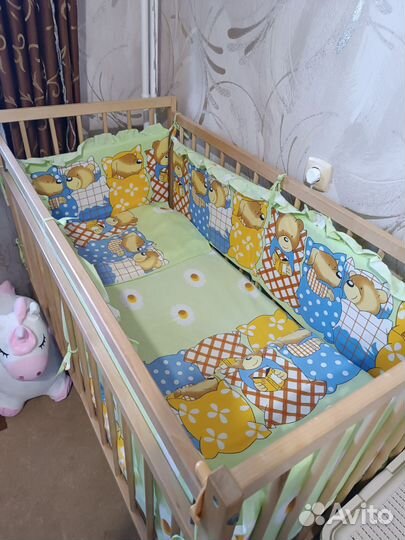 Детское постельное белье в детскую кроватку