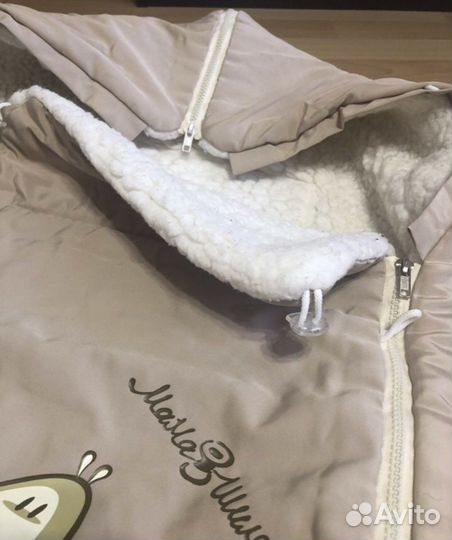 Зимний конверт в коляску