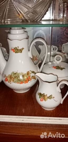 Чайно кофейный сервиз гдр