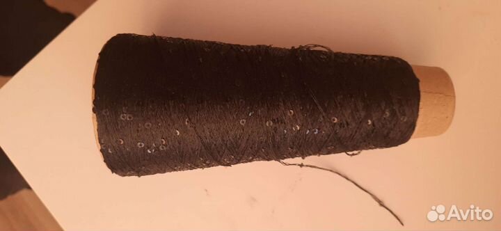 Пряжа с пайетками