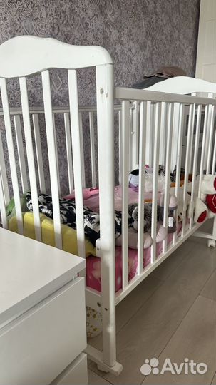 Кроватка для новорожденных детская