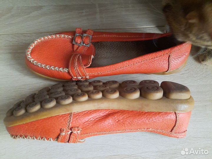 Мокасины женские 37 размер кожа