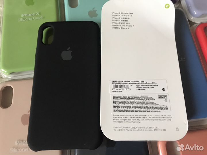 Apple Silicone Case для iPhone X новые