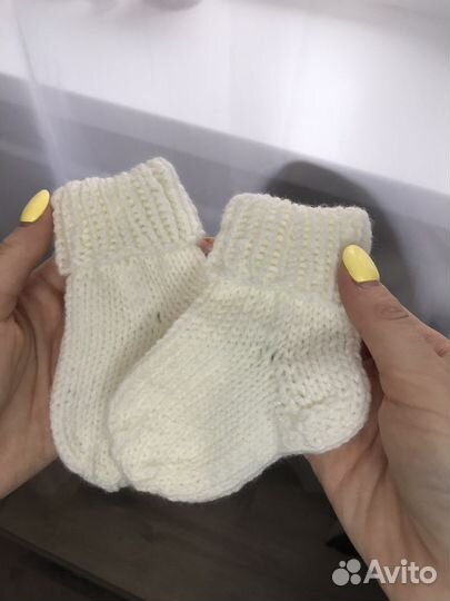 Носочки детские ручная работа