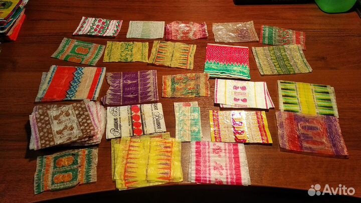 Фантики от конфет и обертки от шоколада