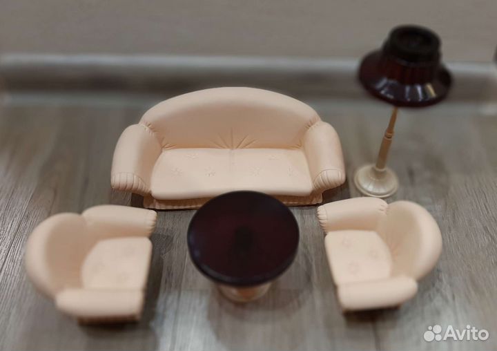 Игрушечный набор мягкой мебели