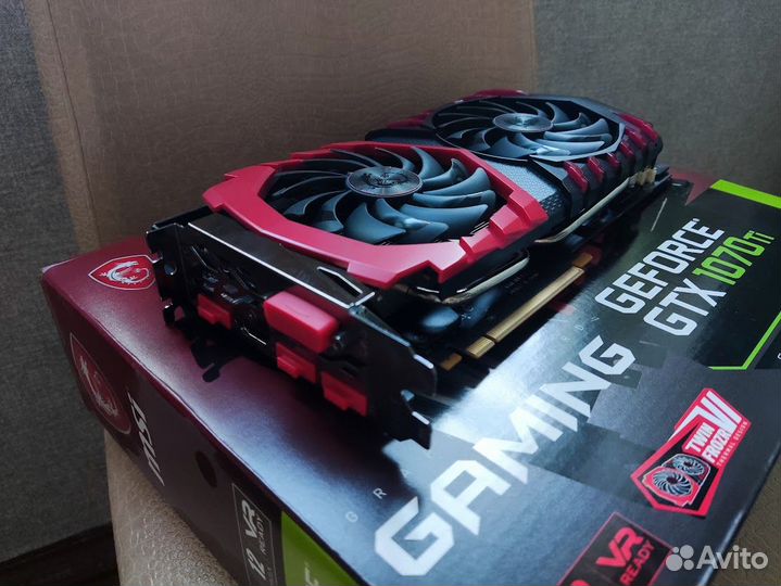 Видеокарта GTX 1070ti MSI Gaming 1070 ti GeForce
