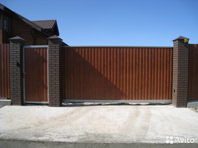 Откатные ворота под ключ