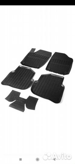 Коврики резиновые фольцваген поло 2018