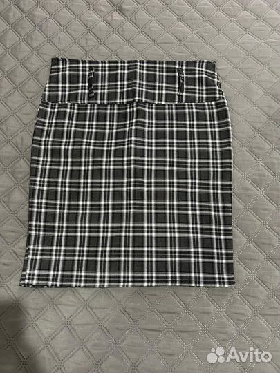 Юбка в клетку