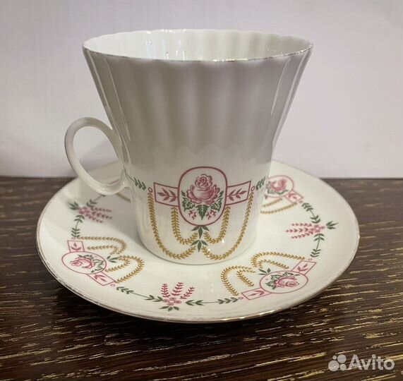 Кофейные чашки лфз костяной фарфор